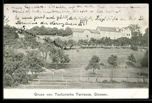 AK Giessen, Gasthof Textorsche Terrasse