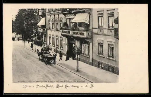 AK Bad Homburg v. d. H., Ritter`s Park-Hotel