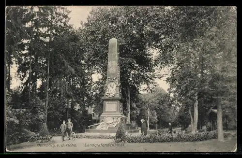 AK Homburg v. d. Höhe, Landgrafendenkmal