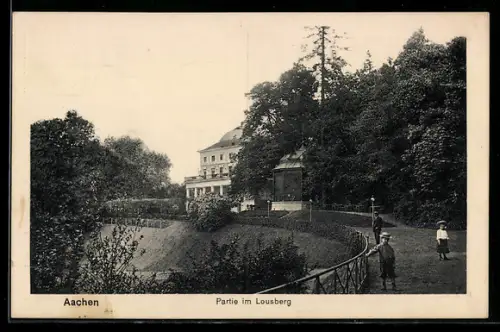 AK Aachen, Partie am Lousberg