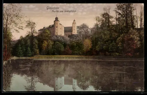 AK Glauchau, Partie am Schlossteich