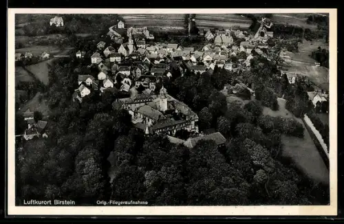 AK Birstein, Fliegeraufnahme des Ortes
