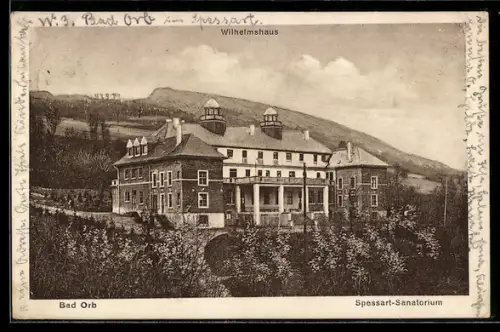 AK Bad Orb, Wilhelmshaus, Spessart-Sanatorium
