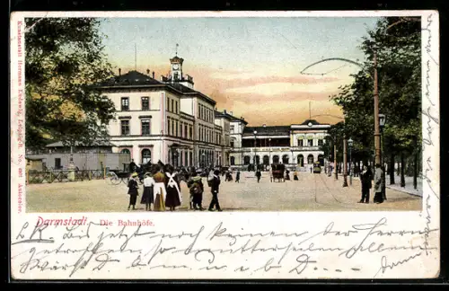 AK Darmstadt, Die Bahnhöfe