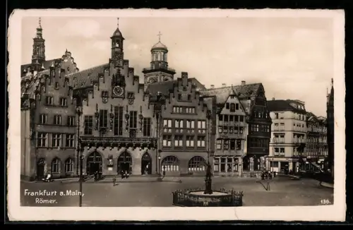 AK Alt-Frankfurt, Partie am Römer
