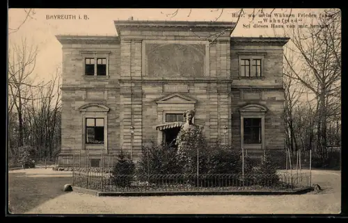 AK Bayreuth i. B., Wahnfried Haus