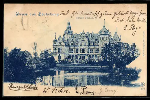 AK Bückeburg, Neues Palais