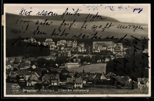 AK Braunlage, Villen am Hütteberg
