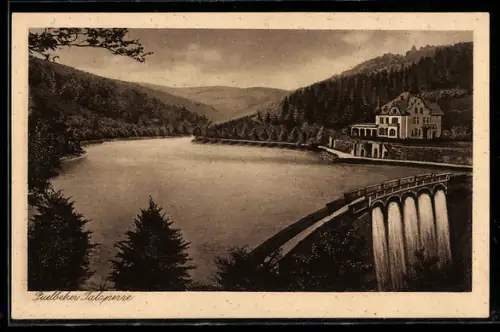 AK Altena, Fuelbecker Talsperre, Staumauer