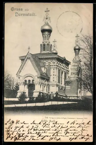 AK Darmstadt, Russische Kapelle
