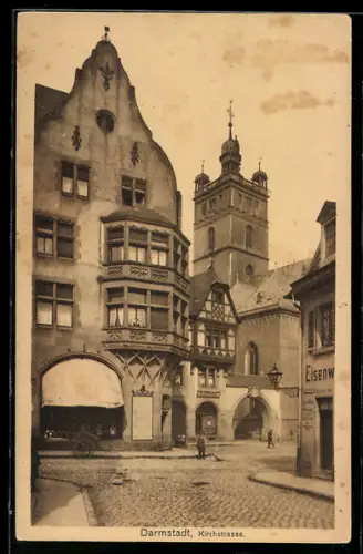AK Darmstadt, Kirchstrasse