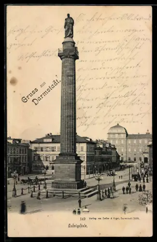 AK Darmstadt, Ludwigsäule
