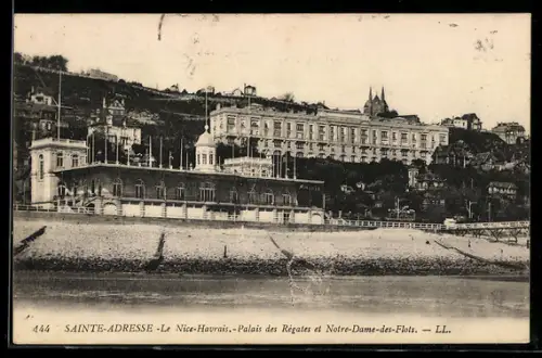 AK Sainte-Adresse, Le Nice-Havrais.- Palais des Régates et Notre-Dame-des-Flots