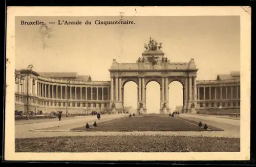 AK Bruxelles, L`Arcade du Cinquantenaire