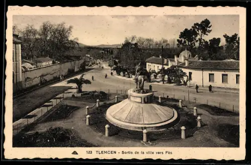 AK Tlemcen, Sortie de la ville vers Fès