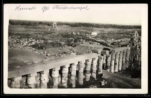 AK Karnak, General View of the Great Temple of Amen-Ra