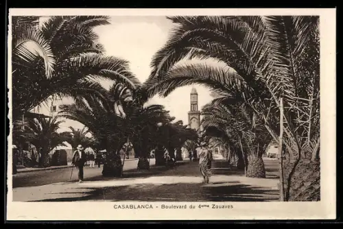 AK Casablanca, Boulevard du 4eme Zouaves