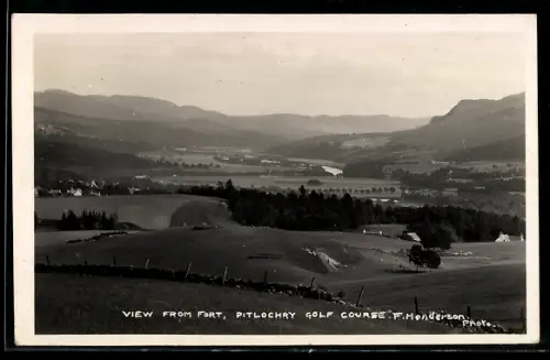 AK Pitlochry, View from Fort, Pitlochry Golf Course
