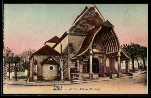 AK Avon, L`Eglise, Xe siècle