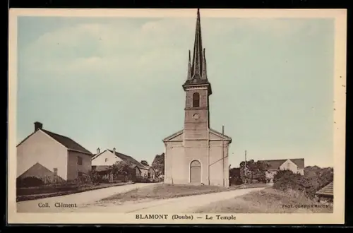 AK Blamont /Doubs, Le Temple