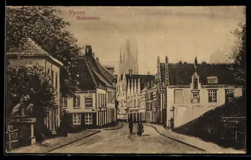 AK Ypern, Hauptstrasse