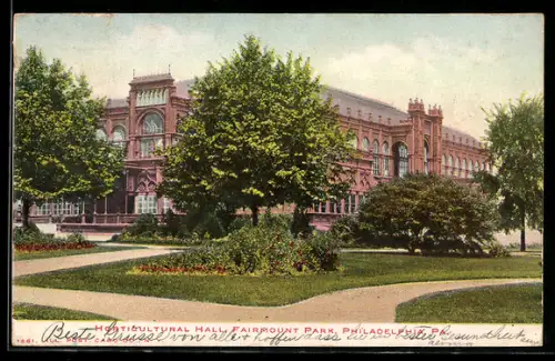 AK Philadelphia, PA, Agricultural Hall, Fairmount Park