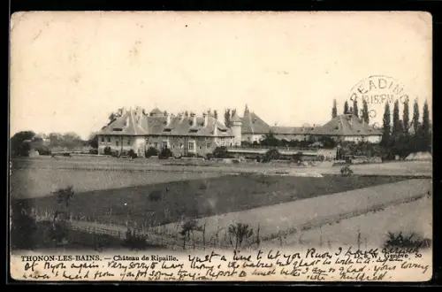 AK Thonon-les-Bains, Château de Ripaille