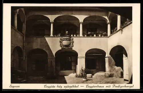 AK Sopron, Loggiás-ház szószékkel