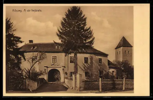 AK Köszeg, A vár bejárata