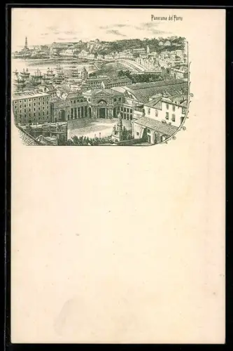 AK Genova, Panorama del Porto