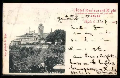 AK Gênes, Hôtel Restaurant Righi, Pietro Pamburo