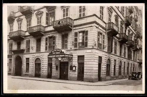 AK Torino, Albergo Ristorante Due Mondi, Propr. Maletto Sebastiano, Via Saluzzo 3
