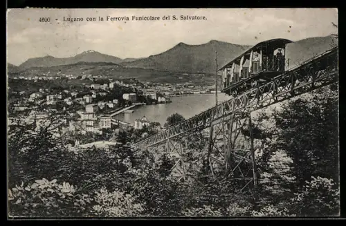 AK Lugano, la Ferrovia Funicolare del S. Salvatore