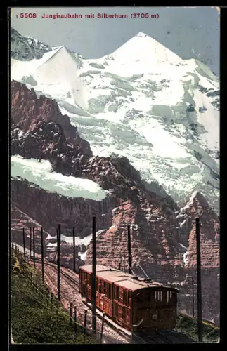 AK Jungfraubahn, Bahn mit dem Silberhorn