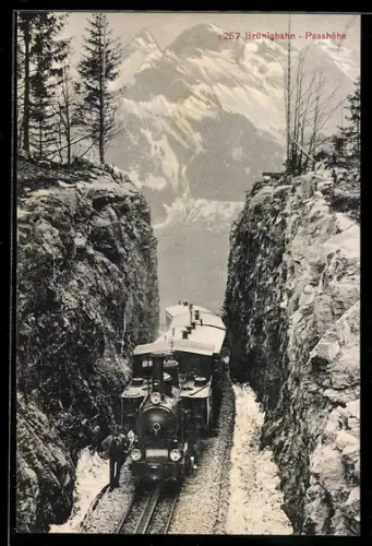 AK Brünigbahn, Passhöhe