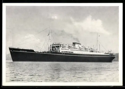 AK Passagierschiff M.S. Arosa Sun der Arosa Line vor der Küste