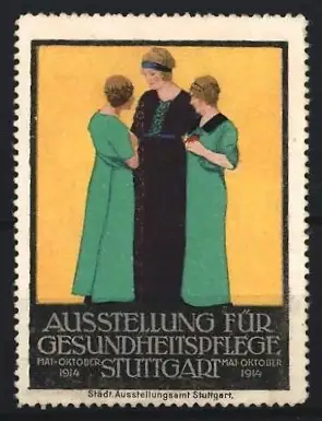 Reklamemarke Stuttgart, Ausstellung für Gesundheitspflege 1914
