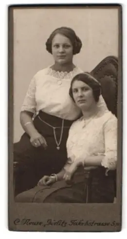 Fotografie C. Neuse, Görlitz, Jakobstrasse 5, Hilde Niemack im Jahr 1912