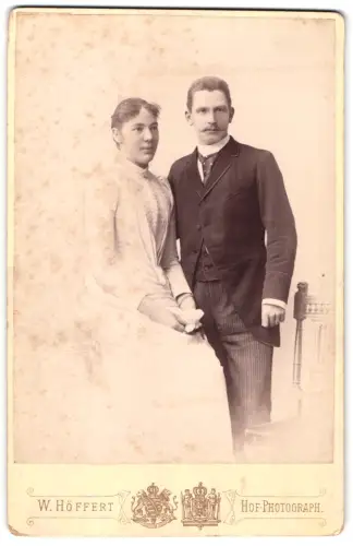 Fotografie W. Höffert, Dresden, Prager Strasse 49, Herr und Frau Haindorff