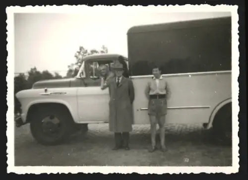 Fotografie Lastwagen, US-Truck LKW mit Kofferaufbau