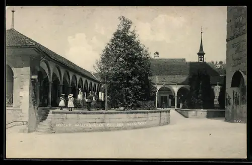 AK Luzern, Hallengräber bei der Hofkirche