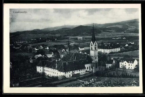 AK Maria Lankowitz, Ortsansicht mit Kirche