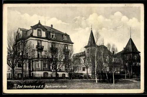 AK Bad Homburg v. d. H., Parksanatorium, Panorama