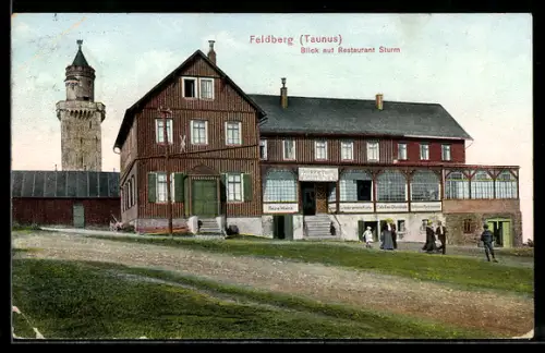 AK Feldberg /Taunus, Restaurant Sturm und Aussichtsturm