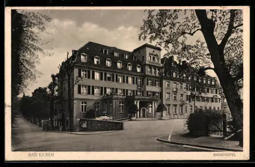 AK Bad Eilsen, Blick zum Badehotel