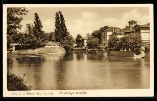 AK Bad Kreuznach, An der Elisabethenquelle