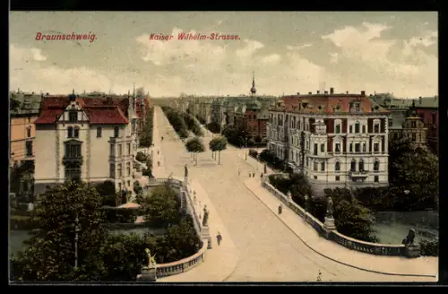 AK Braunschweig, Kaiser Wilhelm-Strasse