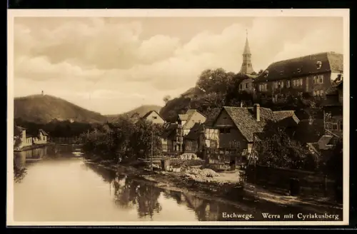 AK Eschwege, Werra mit Cyriakusberg