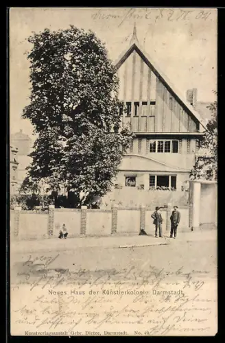 AK Darmstadt, Neues Haus der Künstlerkolonie