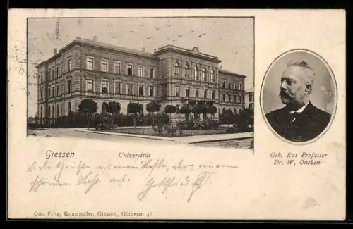 AK Giessen, Universität, Geh. Rat Professor Dr. W. Oncken